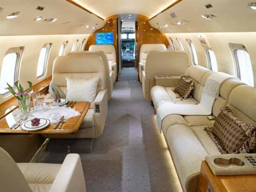 Challenger 605 Interior