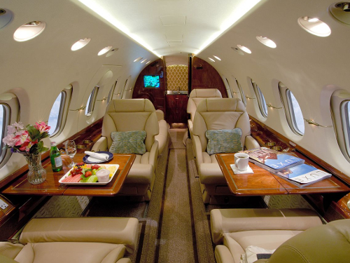 Hawker 800XP Interior