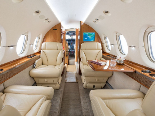 Hawker 850XP Interior