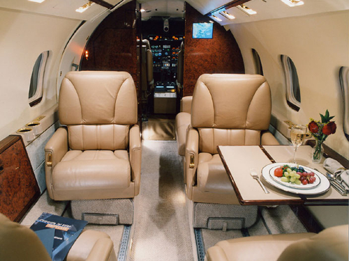 Lear 55 Interior